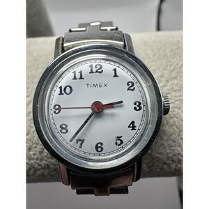 Timex 1979‎ Mercury Easy Reader Ladies Manual Wind 25MM 7.5" Stretch Works B22